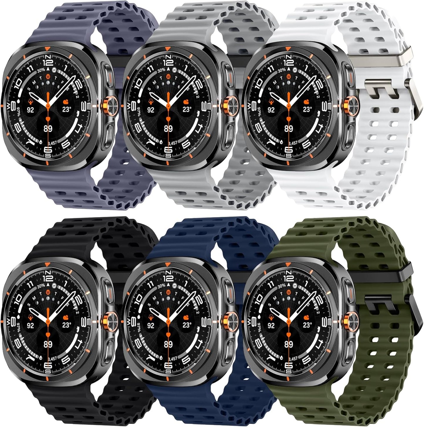 Breathable Ocean Silicone Band by Acextro