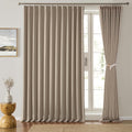 Extra Wide Pinch Pleated Blackout Curtains 80 x 96 - Room Darkening