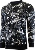 SCREENSHOTBRAND Mens Urban Hip Hop Premium Fleece Sweatshirt