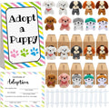 20 Set Adopt A Puppy Favors - Mini Plush Dogs for Parties