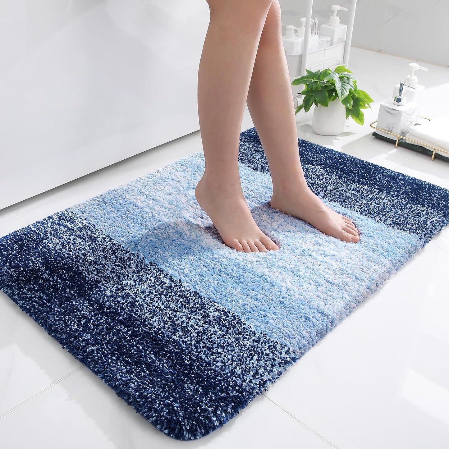OLANLY Bathroom Rug Mat 36x24 - Soft, Absorbent, Non-Slip