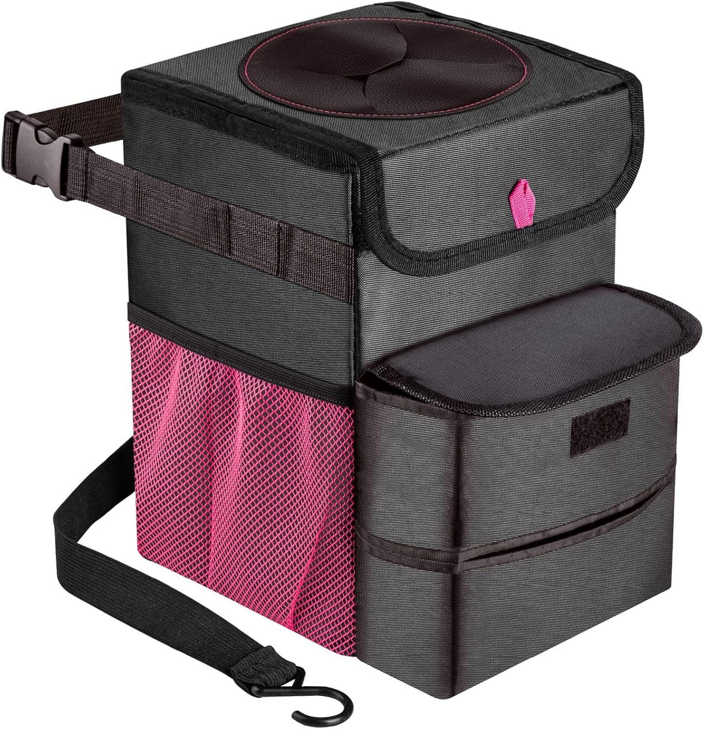 Leakproof Foldable Car Trash Can - 3 Gallons