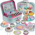 Jewelkeeper 42 Piece Tea Party Set for Little Girls - Llama Design