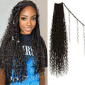 Boho Faux Locs Crochet Hair 30 in Goddess Locs - Soft Curly Ends