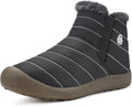 Womens Mens Snow Boots Winter Slip On Ankle Booties - Warm, Water
