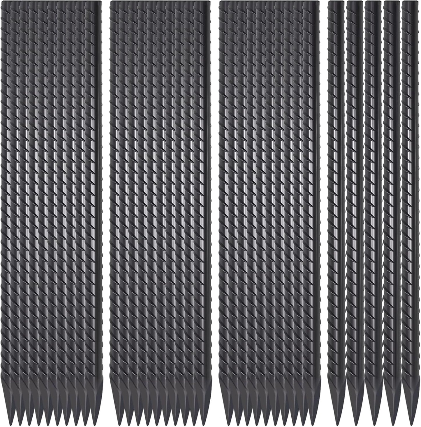 EUOKOK Straight Rebar Stakes 16 Inch Heavy Duty Garden Spikes