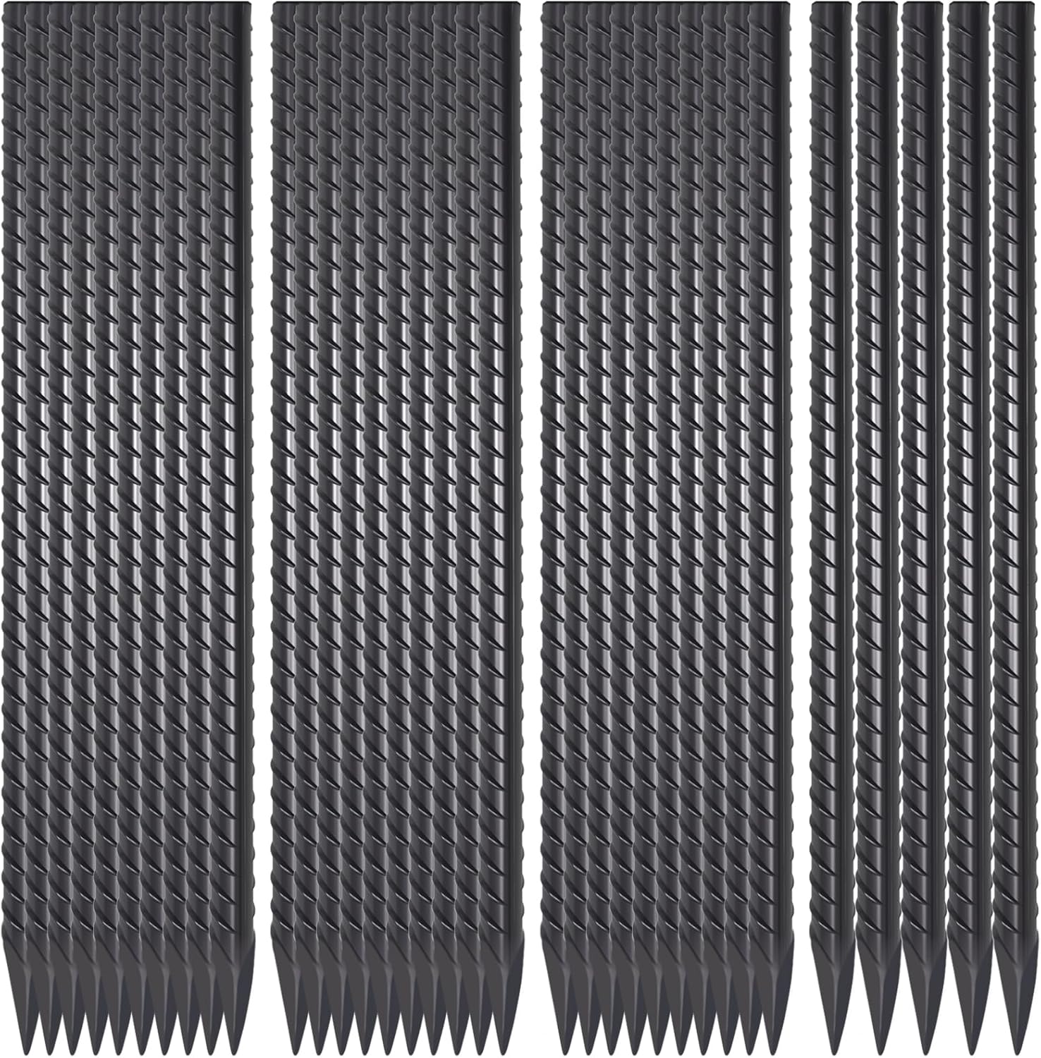 EUOKOK Straight Rebar Stakes 16 Inch Heavy Duty Garden Spikes