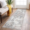 Abstract Runner Rug 2x6 Washable Runner for Hallways - Soft, Non-Slip