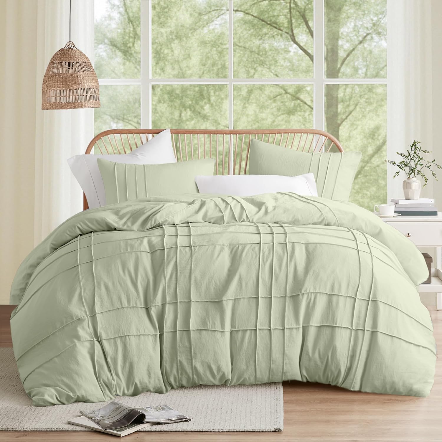 Comfort Spaces Sage Twin Size Comforter Set for Cozy Bedrooms