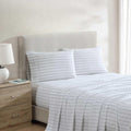 Nautica Full Bed Sheets Percale Set - Crisp, Breathable Comfort