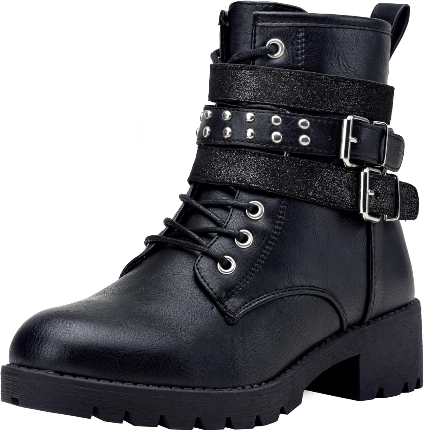 Vepose Women's 916 Ankle Boots: Stylish Combat Lace Up Booties