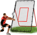 Portable 7x4 ft Volleyball Rebounder Net - Adjustable Training Aid