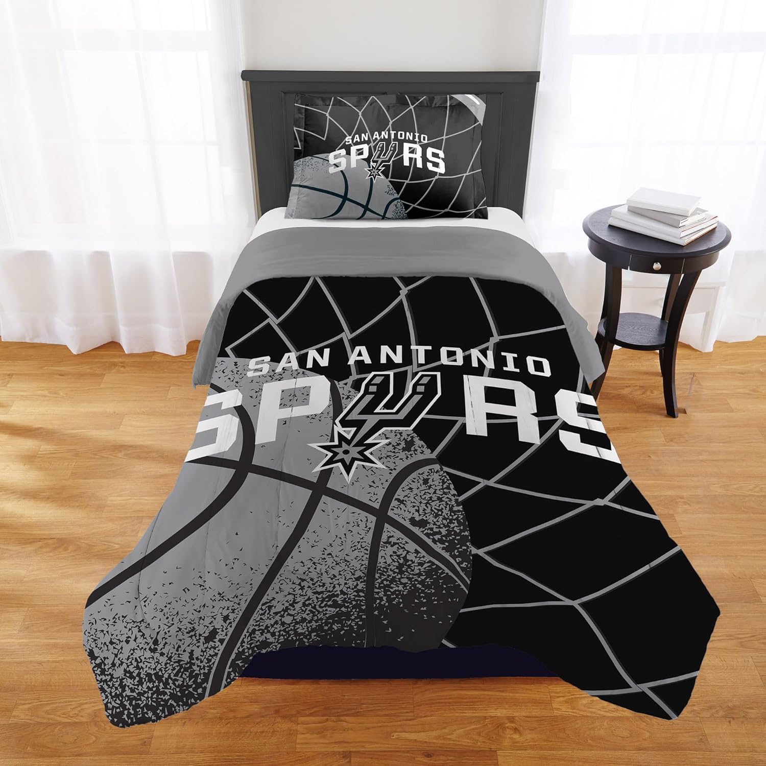 San Antonio Spurs Officially Licensed NBA Comforter Set for Fans