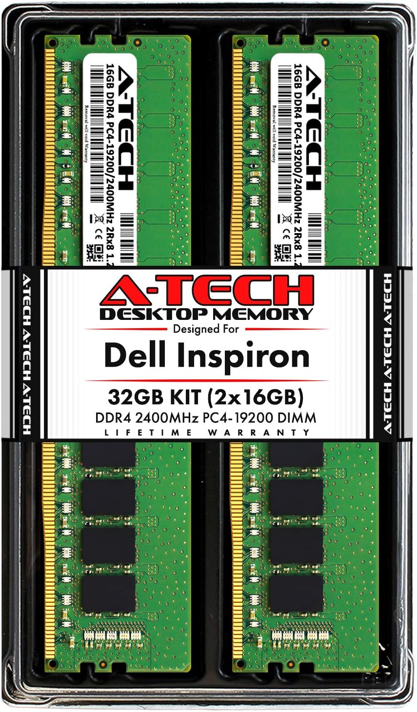 32GB DDR4 RAM Upgrade Kit for Dell Inspiron Models 3268 3668