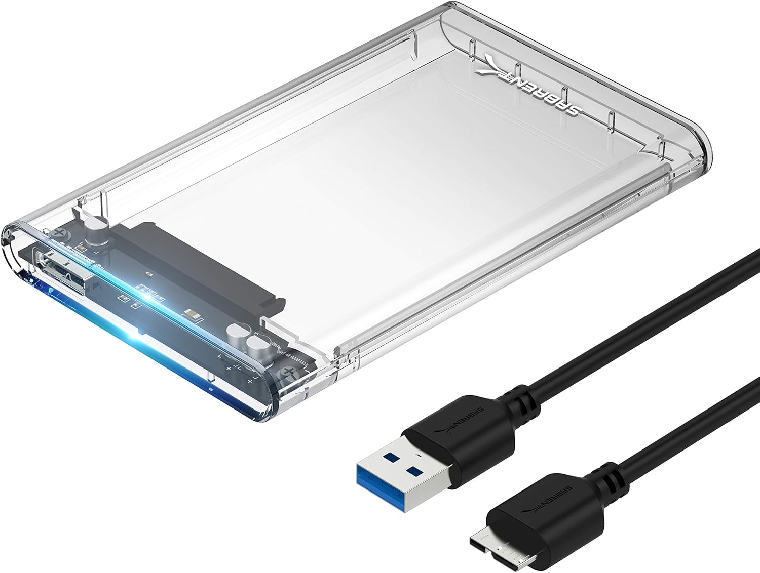 Sabrent Clear SSD Enclosure | UASP SATA III