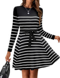 HOTOUCH Women's A-Line Sweater Dress for Comfortable Winter Style