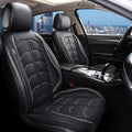 Coverado Front Seat Cover Pair - Waterproof Faux Leather Protectors
