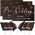 Wenqik Wedding Directional Parking Signs for Your Special Day