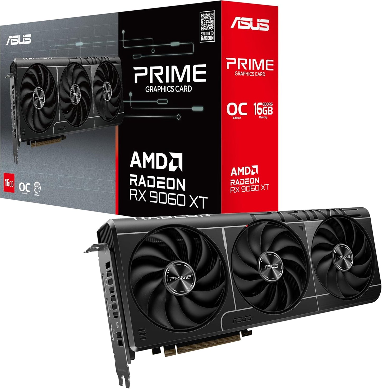 ASUS Prime Radeon RX 9060 XT 16GB GDDR6 Graphics Card Review