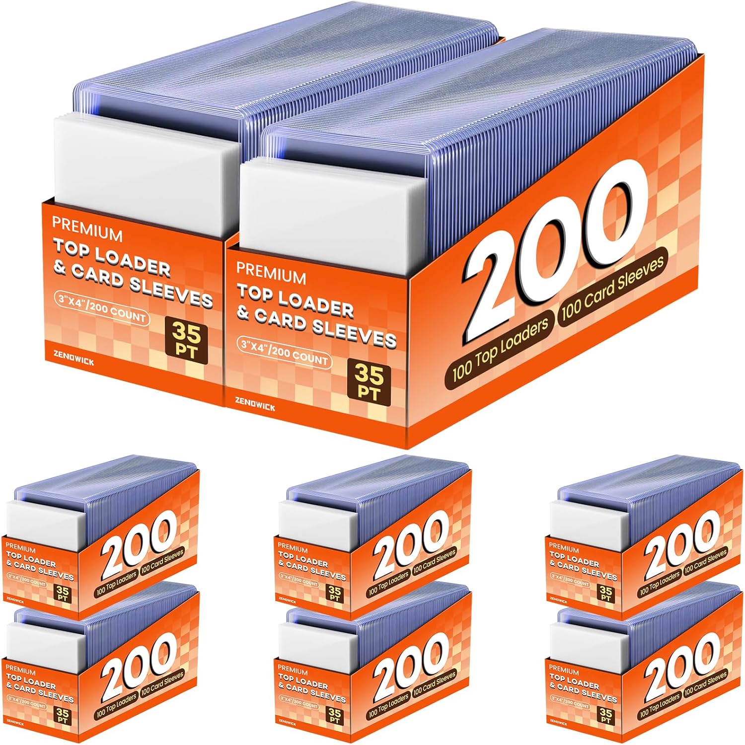 1600 Card Sleeves Top Loaders for Cards - Ultimate Protection
