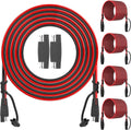 SAE Extension Cable 25ft 16AWG Pack of 4 - Durable Solar Extension
