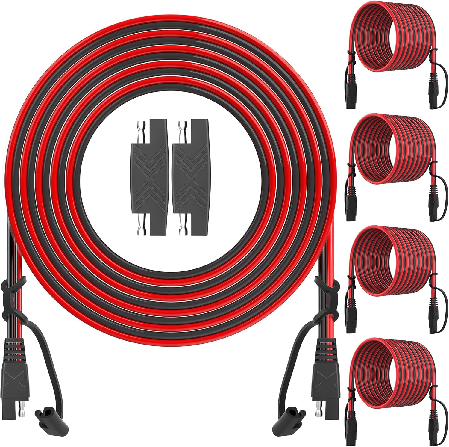 25Feet SAE to SAE Extension Cable for Automotive Solar Panel