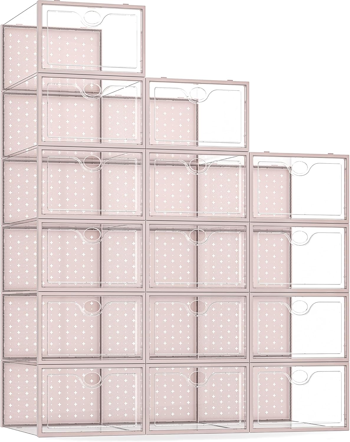 X-Large Shoe Storage Boxes for Closet Organization and Display