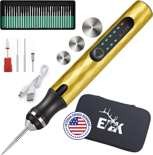 ELK Customizer Engraving Pen - Rechargeable & Beginner Friendly