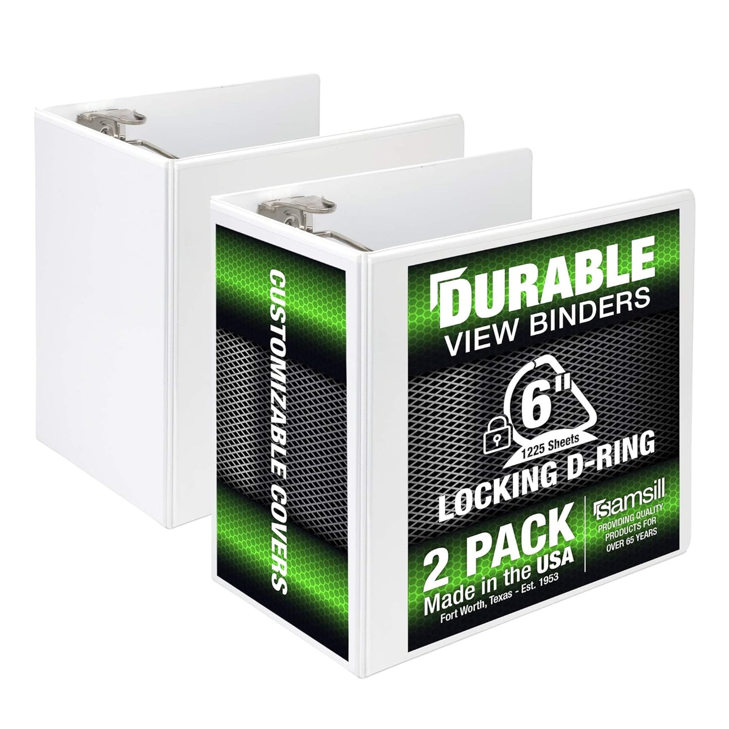Durable 6 inch 3 Ring Binder for Eco-Friendly Organization