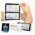 Youth Triple Wrist Coach Wristbands Pack of 20 - Plays on Arm