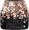 MANER Women's Sequin Mini Skirt for Night Out Party Style