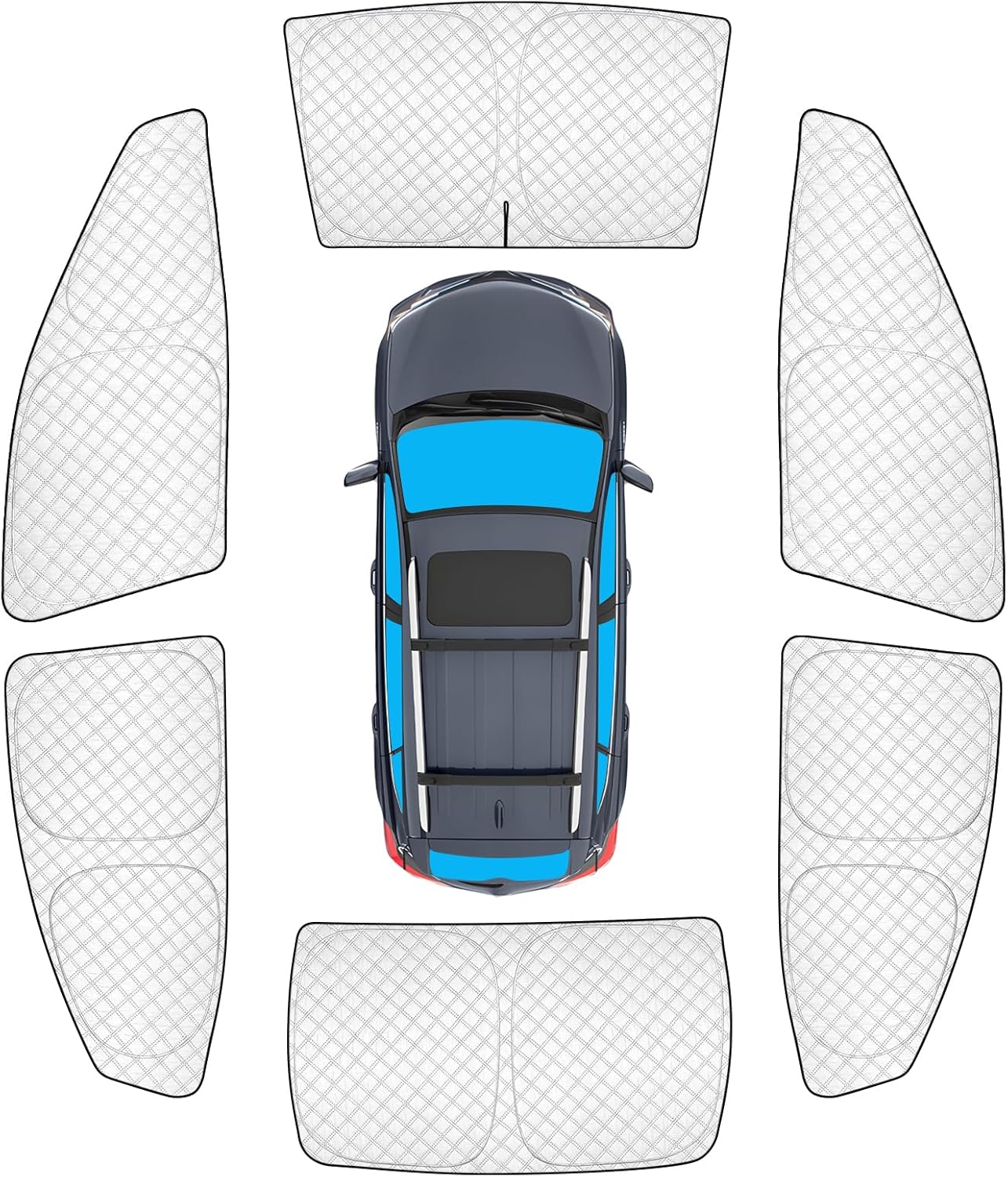 Custom Fit Full Window Sun Shades for 2025 Toyota Camry