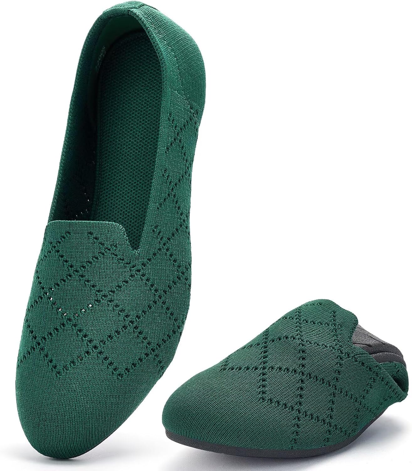Ballet Flat Shoes for Women with Breathable Knit Comfort
