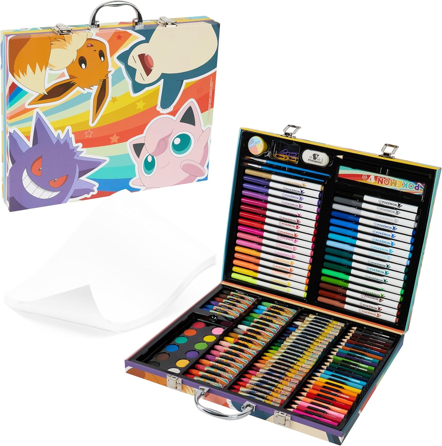 Pokemon Art Set for Boys Girls - Drawing Painting Kit for Kids