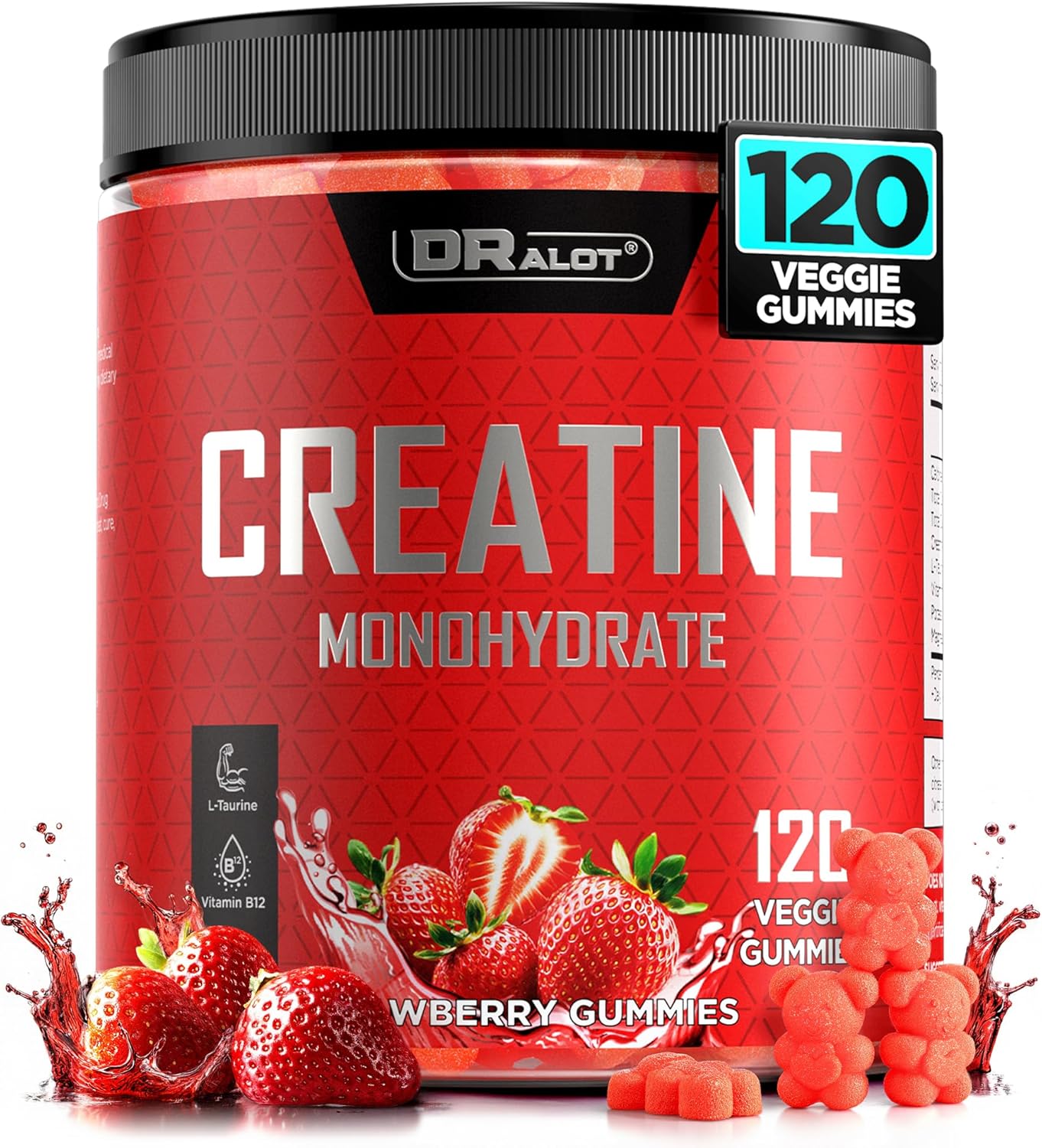 99.99% Creatine Monohydrate Gummies for Energy & Muscle Support