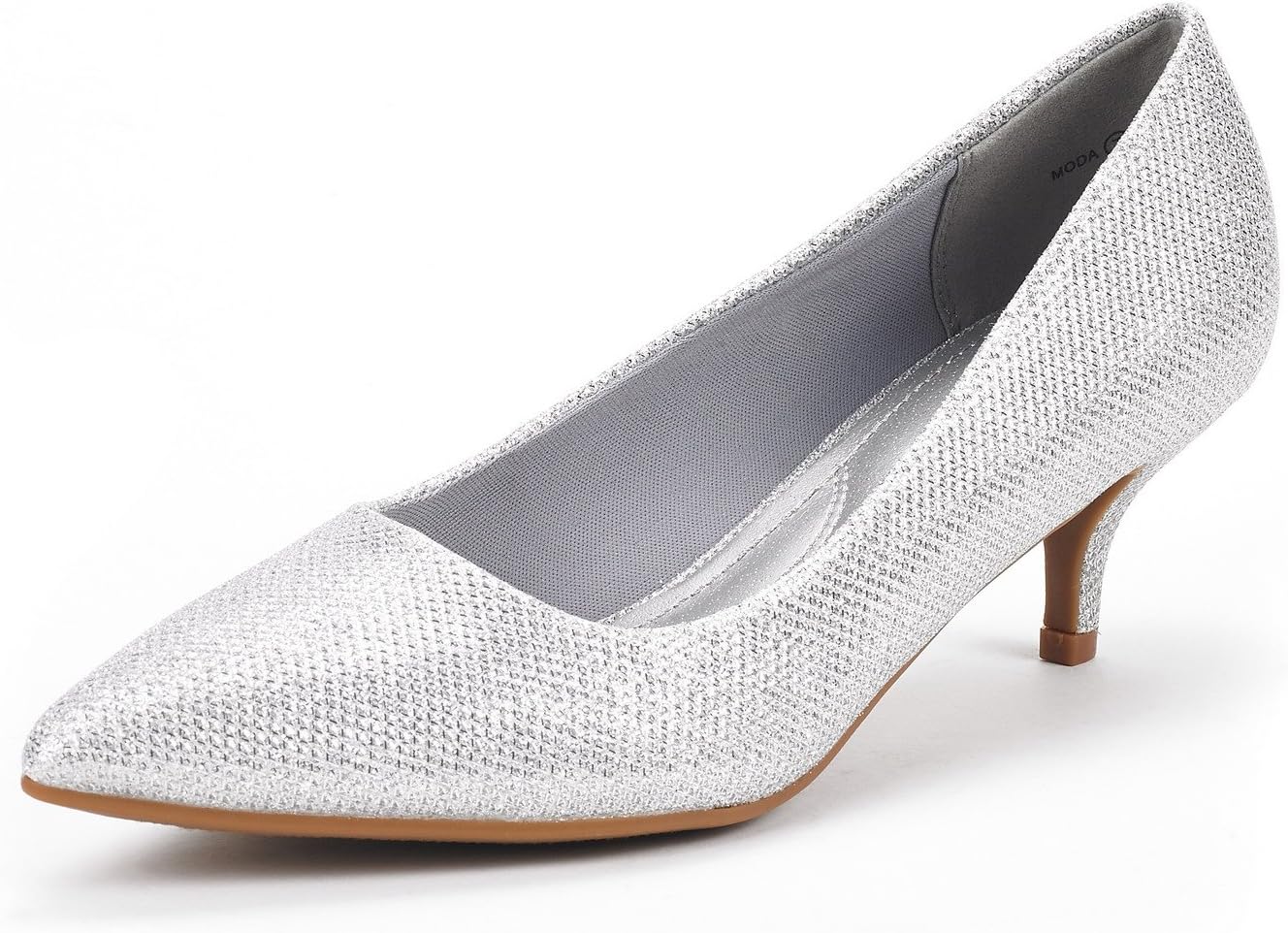 DREAM PAIRS Women's Kitten Heel Pointed Toe Office Shoes