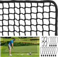 Golf Practice Net 10 x 20 ft - Heavy Duty Nylon Hitting Net for Garage