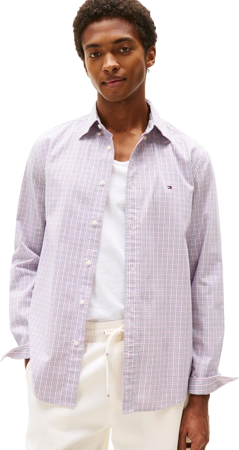 Tommy Hilfiger Long Sleeve Casual Button Down Shirts for Men
