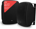 Pyle Outdoor Waterproof Wireless Bluetooth Speaker Pair - 6.5 in Dual