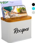 ArtEight Recipe Box - Durable Metal 4x6 Inch Card Set