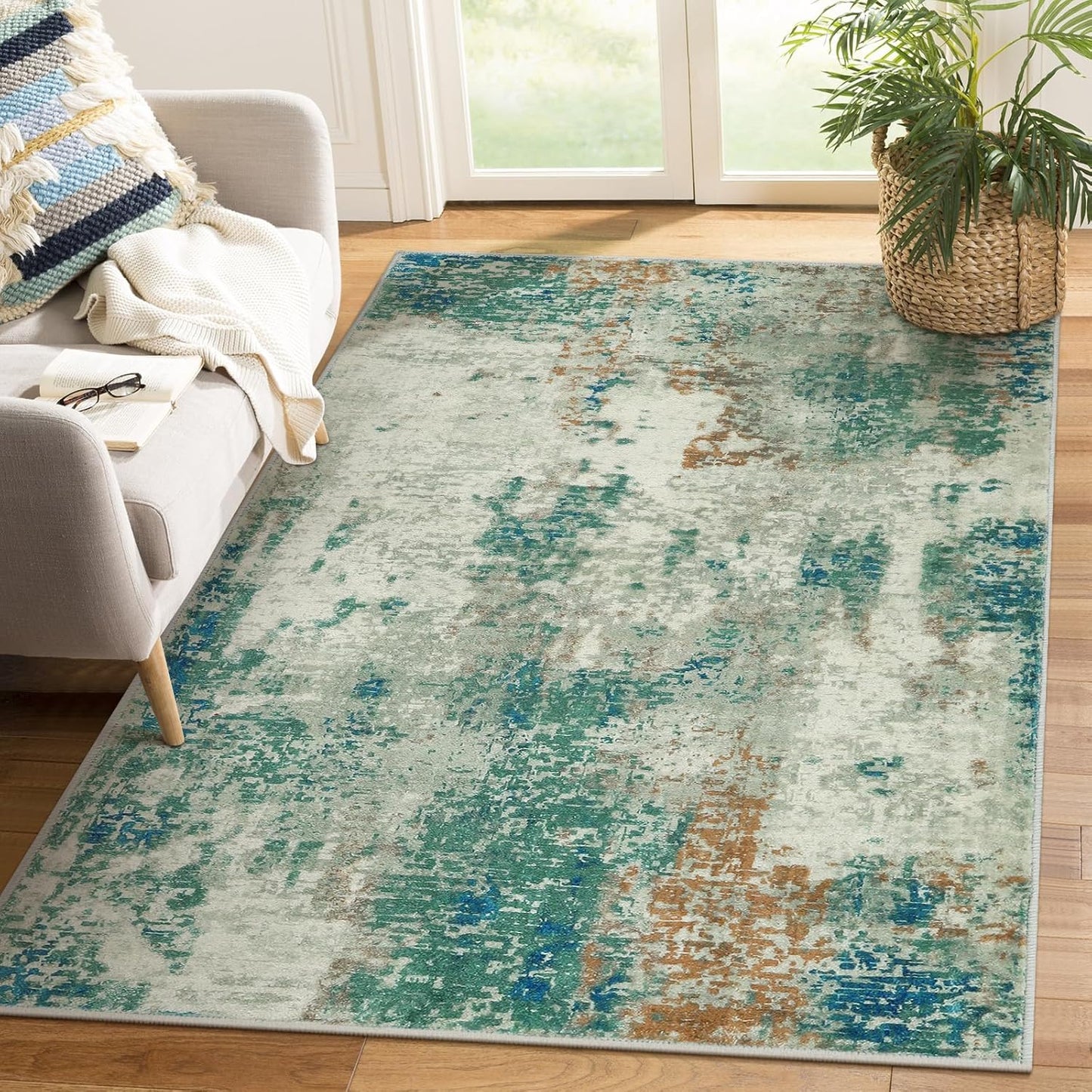 Lahome Modern Abstract Area Rugs 3x5 for Stylish Homes