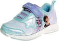 Disney Girls Frozen Light Up Laceless Running Shoes