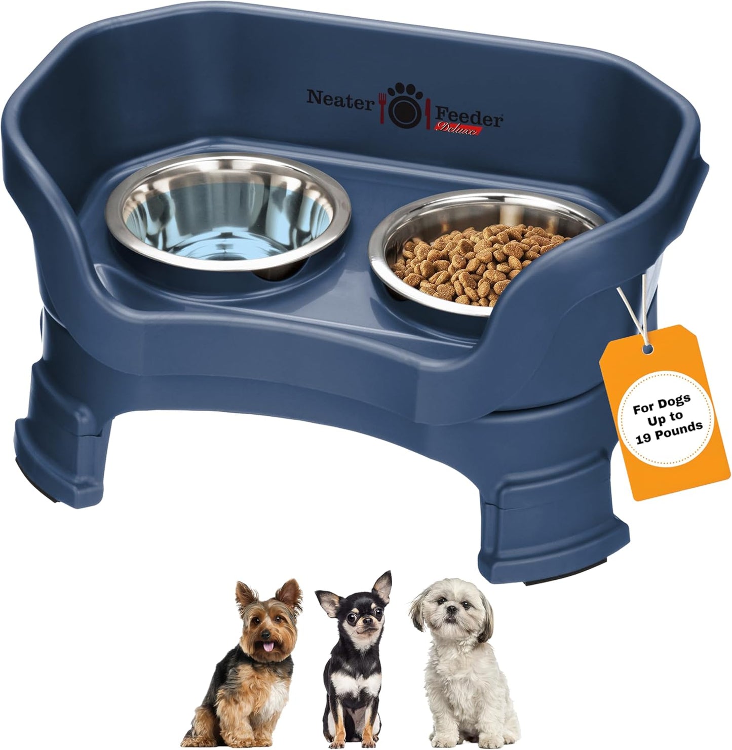 Neater Feeder Deluxe Elevated Dog Bowls for Small Breeds