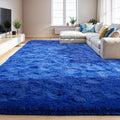 Zentavio Navy Blue Area Rugs for Living Room and Bedroom Decor