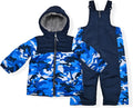 Boys Ski Jacket and Snowbib Set - Wind & Water Resistant Warmth