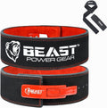 Weight Lifting Belt Lever Buckle 10mm Thick 4in Wide - Solid Support