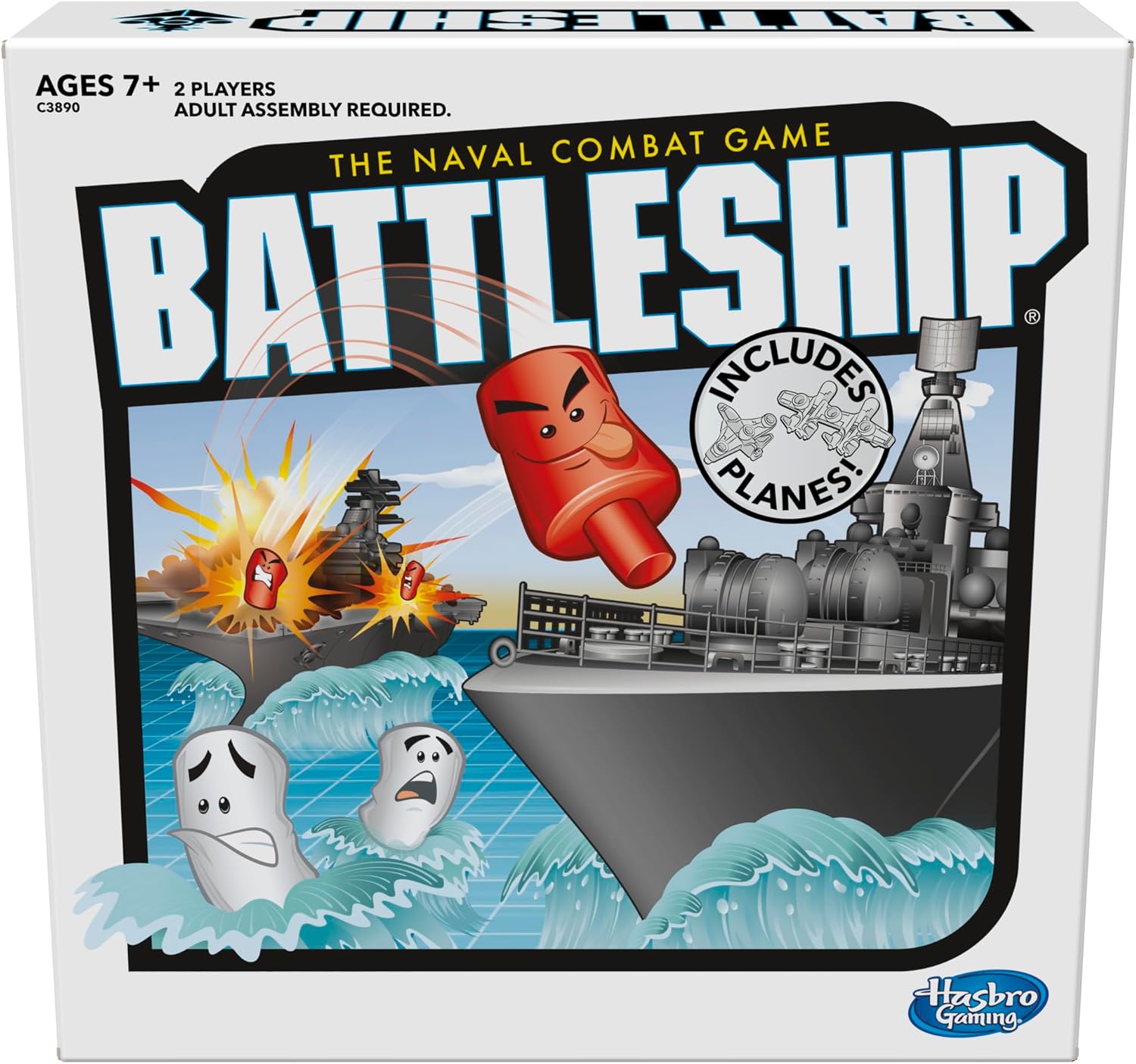 Strategic Battleship Game Set | 2-Player Fun | Ages 7+