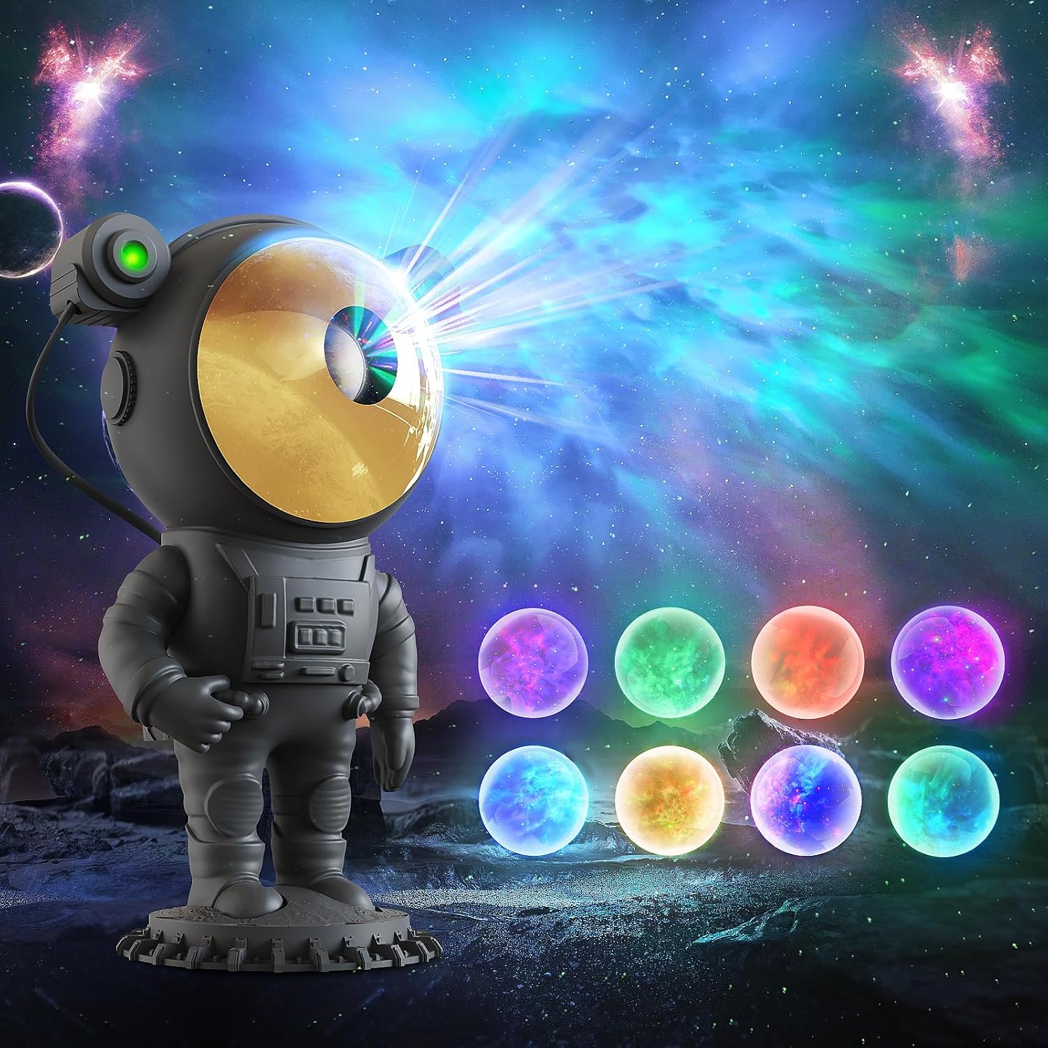 Astronaut Galaxy Star Projector with Remote Control for Kids