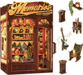 Book Nook Kit Memories Music Bookshop - DIY Miniature Bookend