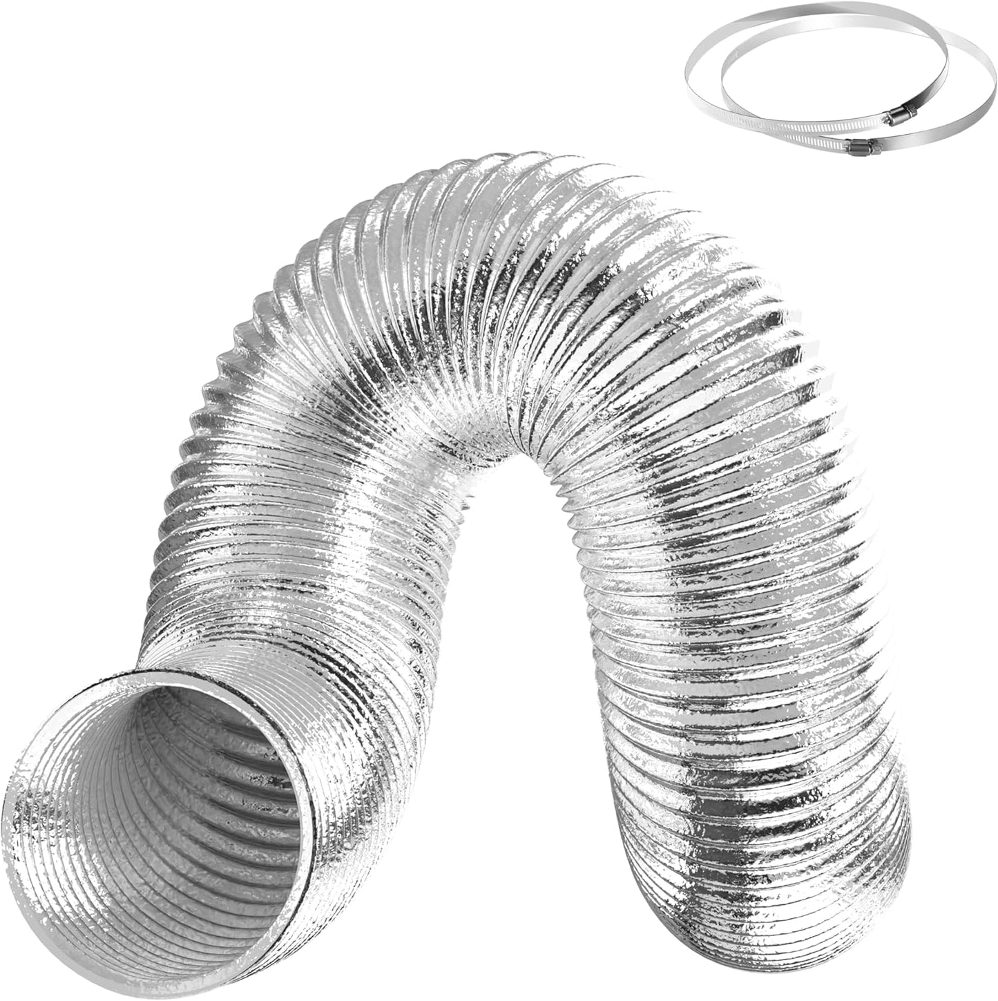 Flexible 8-Inch Aluminum Ducting for Efficient Ventilation Needs